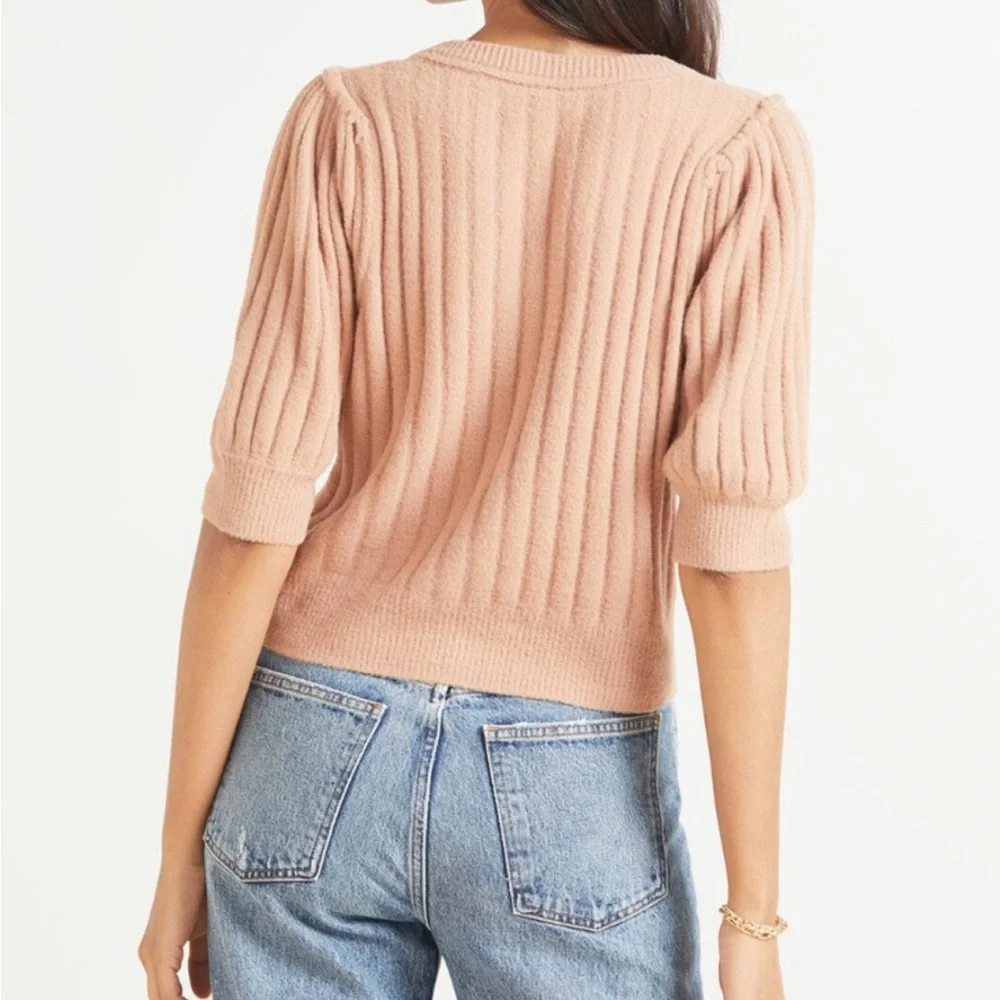 Free People Sloane Cardigan (Cafe Cream, M) - Picture 2 of 5